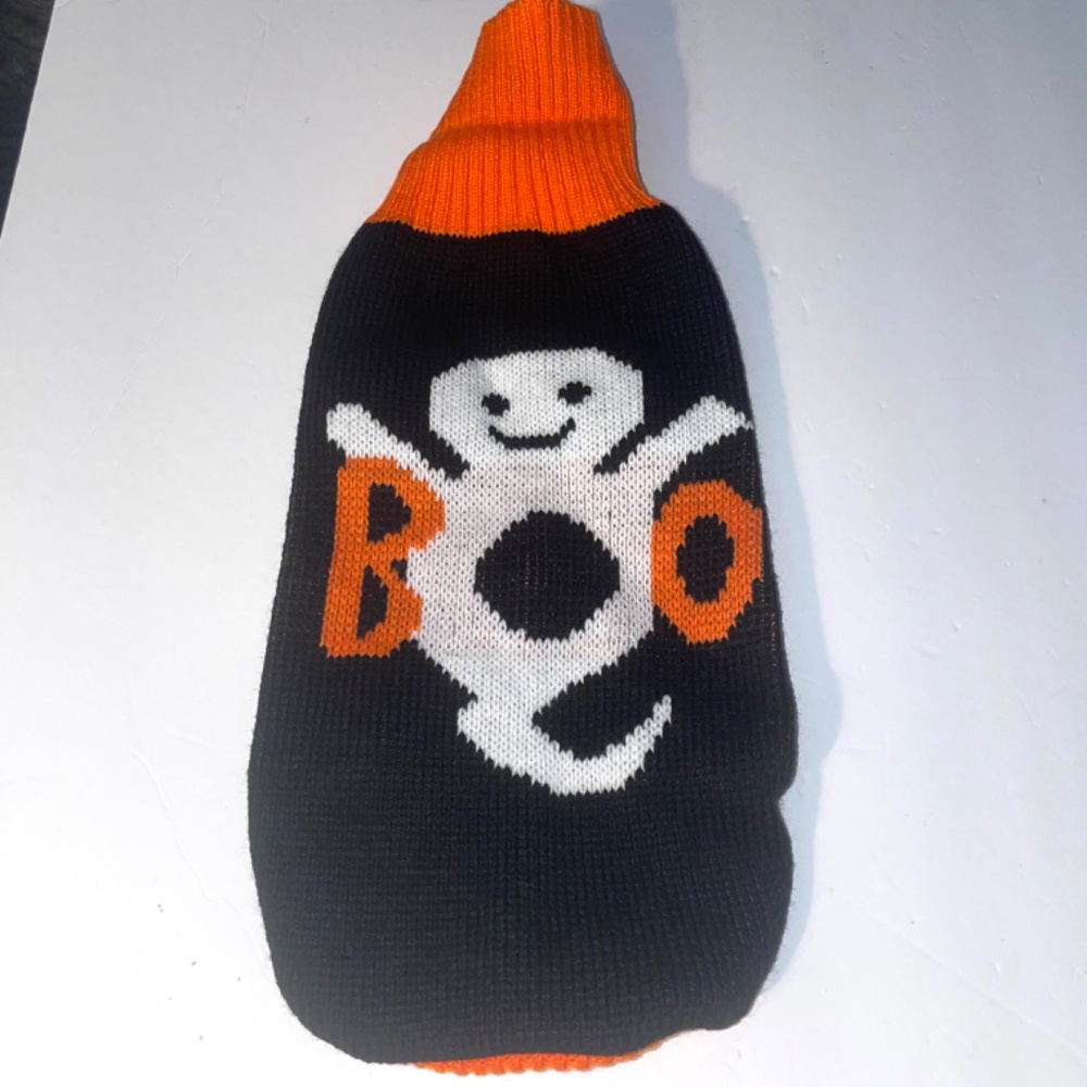 NWOT Dog/Cat Halloween Boo Ghost Sweaters Turtleneck Knitwear Size Large - Picture 2 of 8